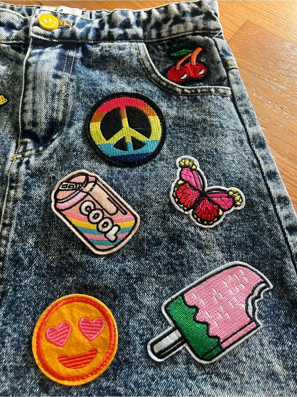the Lola + The Boys All About The Patch Denim Skirt
